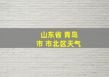 山东省 青岛市 市北区天气